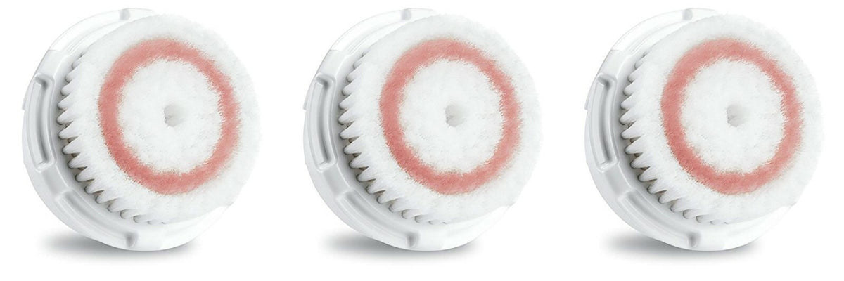 3-Pack Facial Brush Heads Replacements for Clarisonic Mia 1 2 3 Aria Smart Pro
