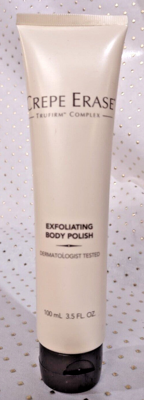 Crepe Erase EXFOLIATING BODY POLISH w/ Trufirm Exfoliator Skin Scrub