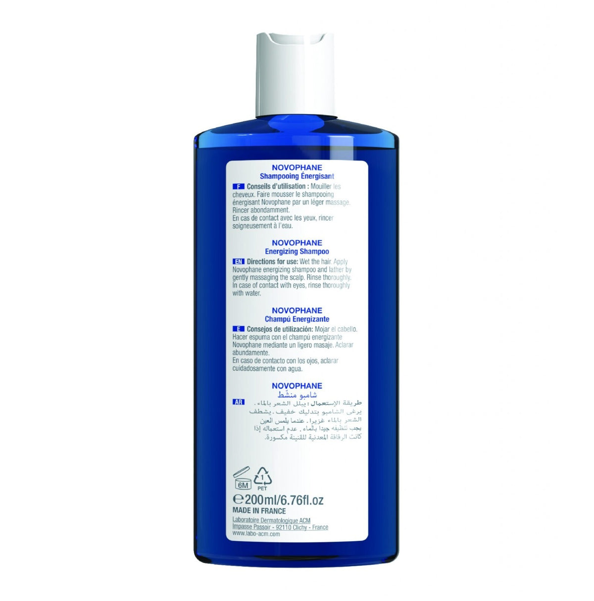 ACM Novophane Energizing Shampoo Anti Hair Loss 200ml