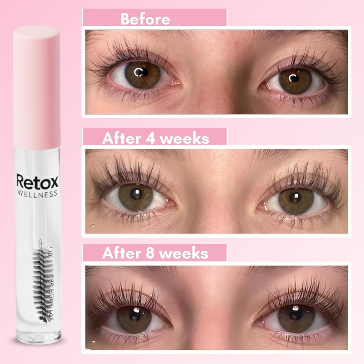 Eyelash Growth Serum - Peptide & Botanical Lash Conditioner, 10ml