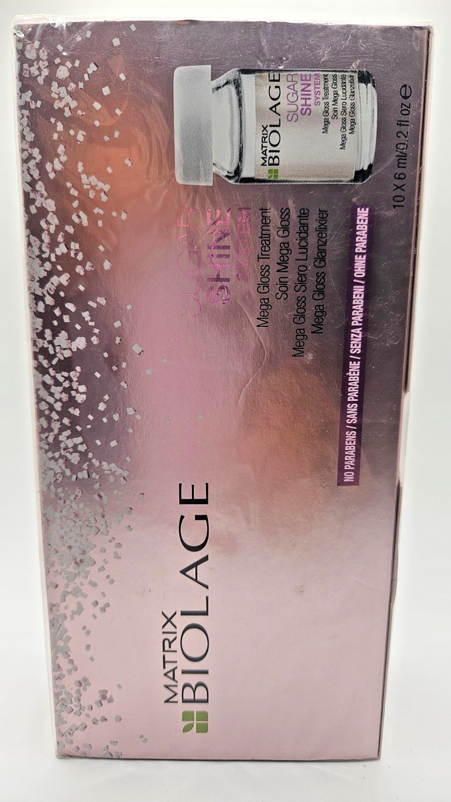 Biolage Sugar Shine Hair Treatment System Mega Gloss 0.2 Oz Pack of 10