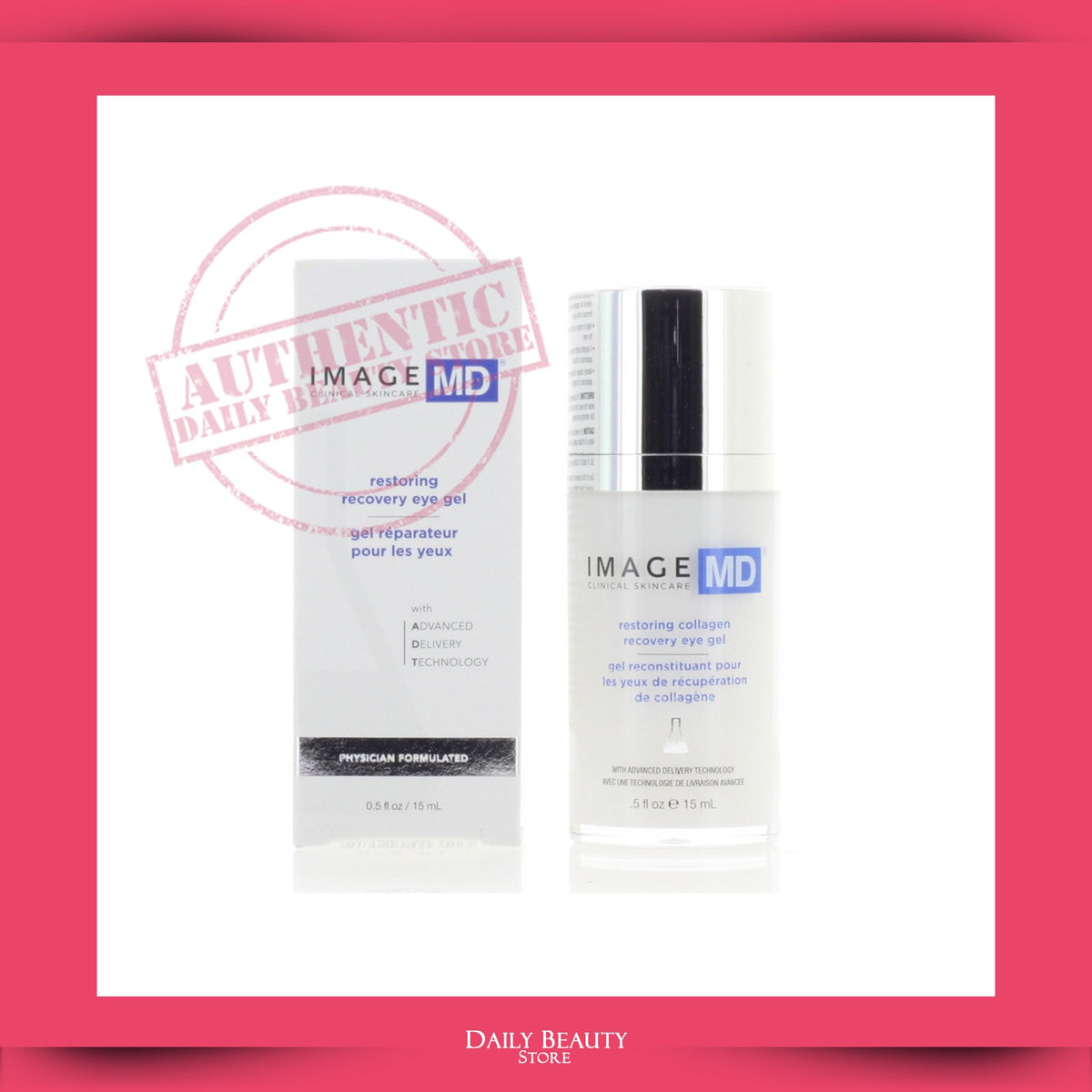 Hydrating Eye Gel for Fine Lines Puffiness Dark Circles 15ml