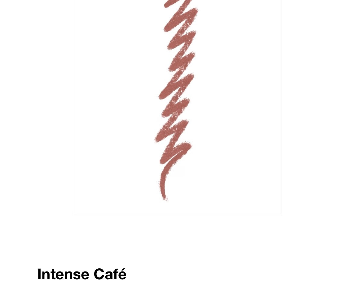 Lip Liner Pencil - All-Day Waterproof, Intense Cafe Shade, No Sharpening
