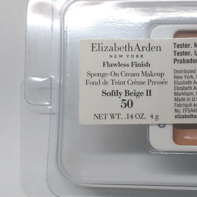Elizabeth Arden Flawless Finish Sponge-On Cream Makeup Softly Beige II - Tester