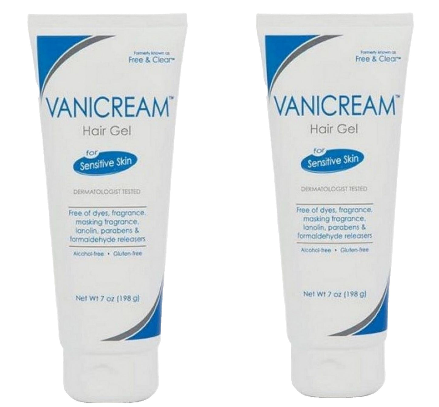 Sensitive Skin Hair Styling Gel 7 oz - Long-Lasting, Alcohol-Free, Nourishing