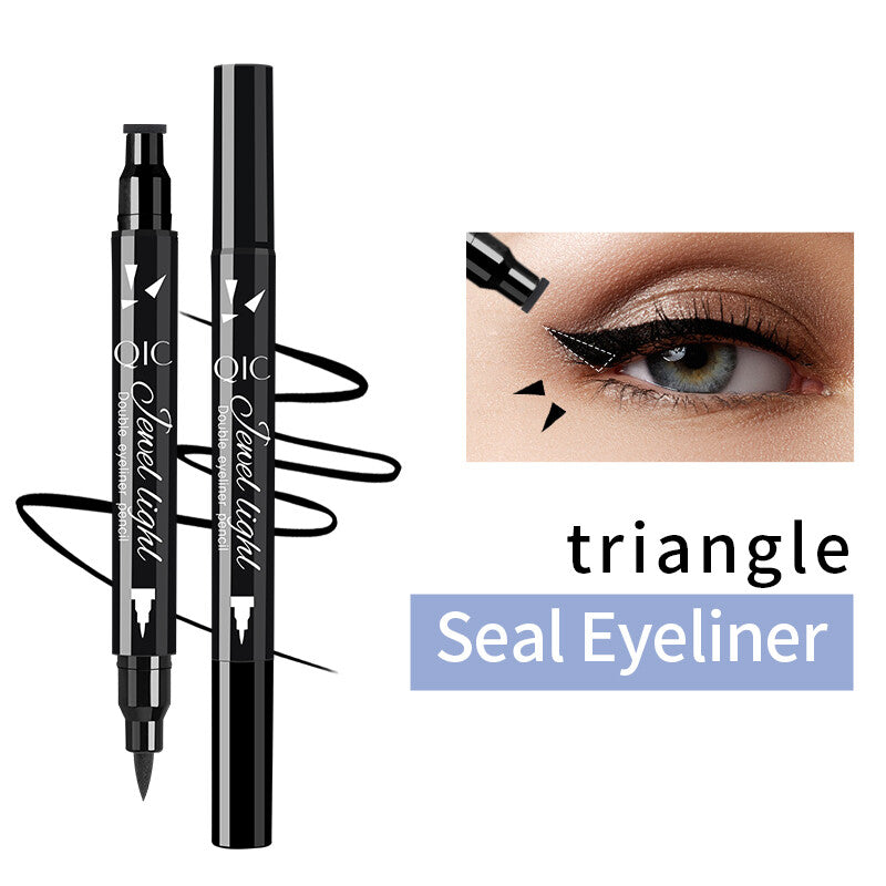 Waterproof Winged Eyeliner Stamp & Liquid Pen Makeup Kit - Long Lasting & Smudgeproof