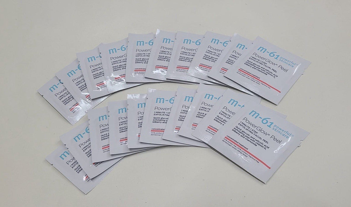 M-61 Power Glow Peel 1 Minute Exfoliating Facial Peel - 20 Treatments