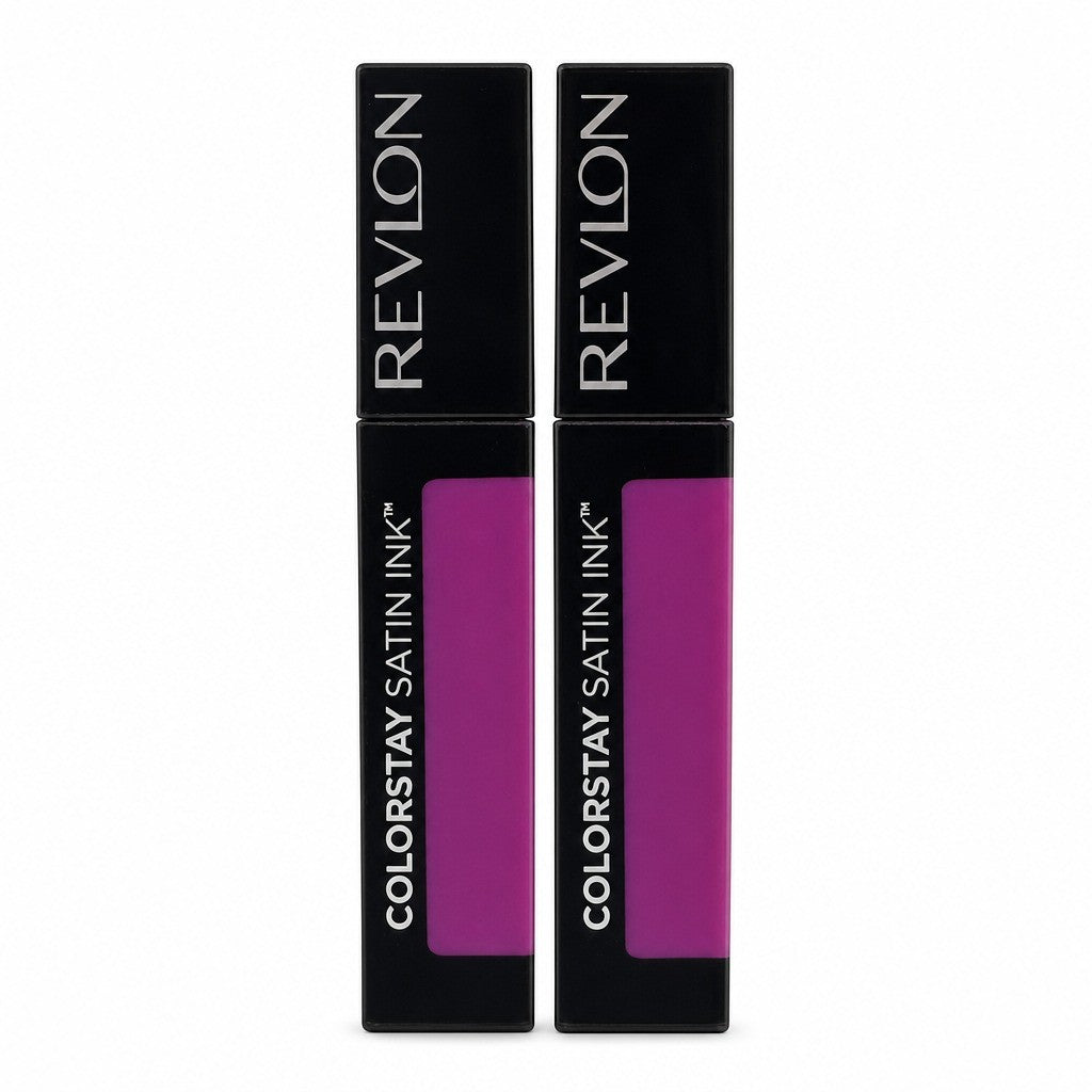Revlon ColorStay Satin Ink Liquid Lipstick 2-Pack - Longwear, Moisturizing, Rich Color