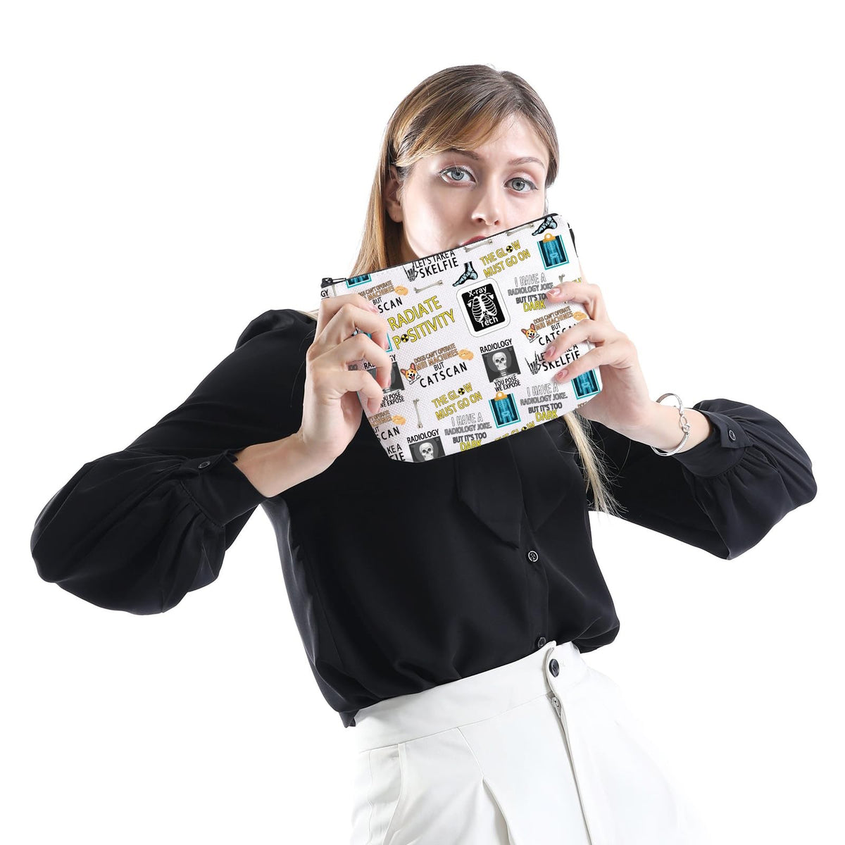 Radiology Tech Cosmetic Bag - X-Ray Doctor Gift Bag for Medical Professionals