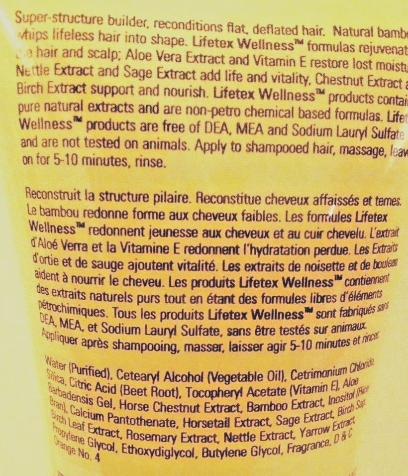 Lifetex Wellness Energizing Treatment for Fine Hair - 5oz
