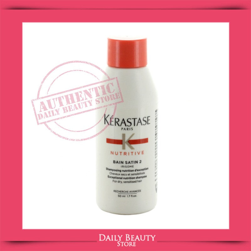 Kerastase Nutritive Bain Satin 2 Shampoo 50ml – 2 Pack