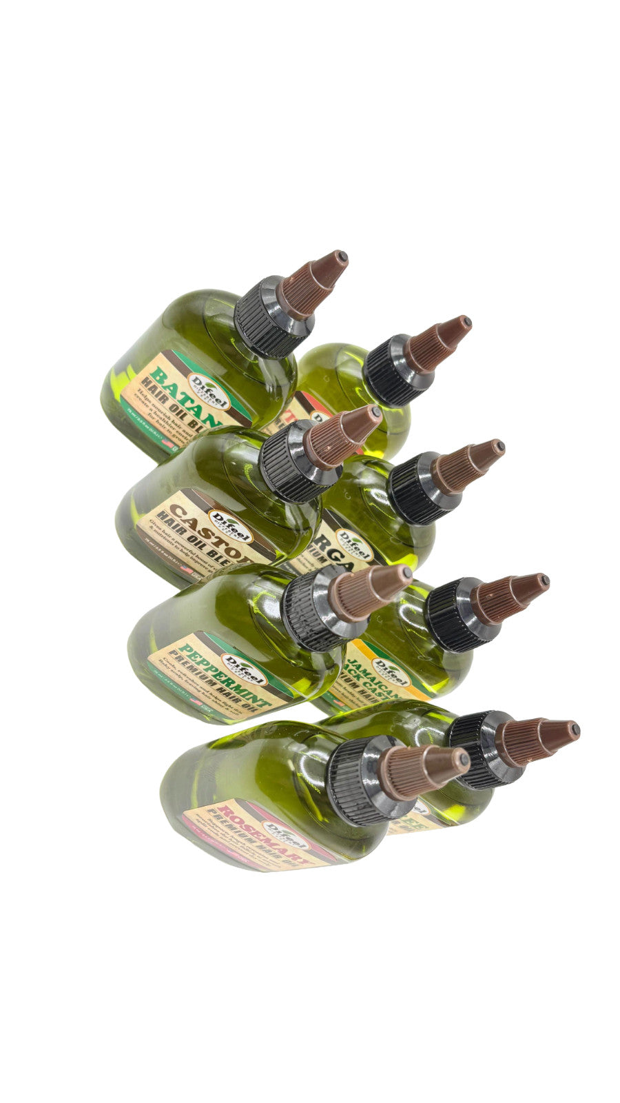 Natural Hair Oil with Argan Oil - 2.5oz Dual Pack for Dry & Damaged Hair