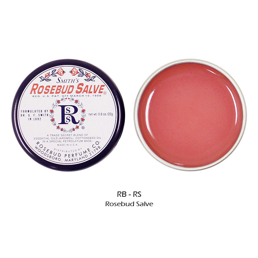 Rosebud Salve Lip Balm Tin 0.8 oz - All Purpose Moisturizer & Lip Care