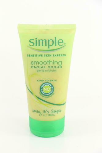 Simple Smoothing Facial Scrub - 4 Pack, 5 Ounce Tube, Discontinued Formula