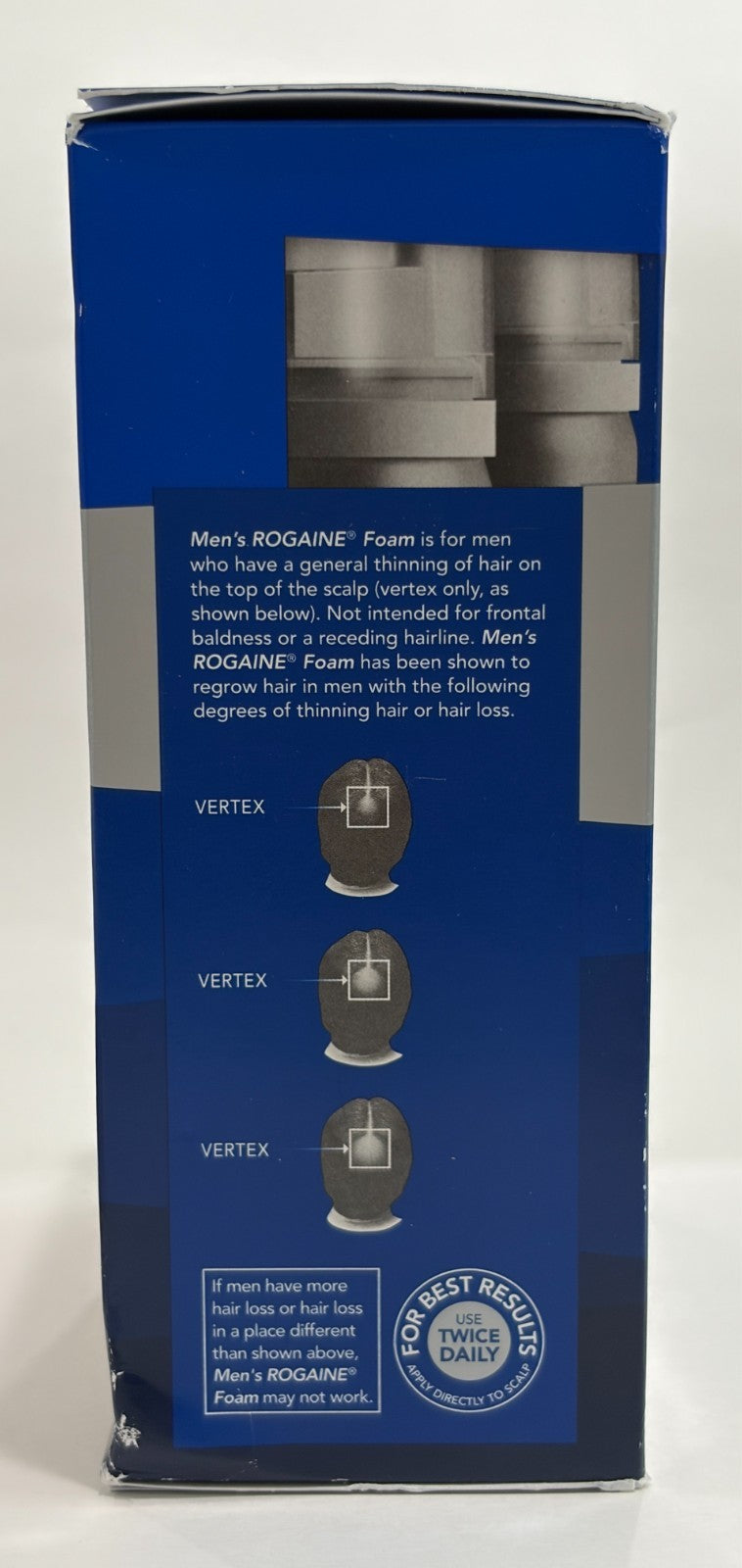 Men's 5% Minoxidil Hair Regrowth Foam - 3 Month Supply