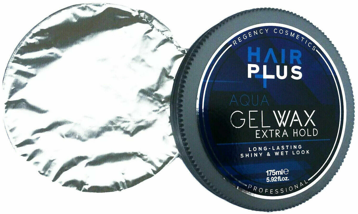 Water-Based Hair Gel Wax with Extra Hold & Shine 175ml - Wet Look Styling