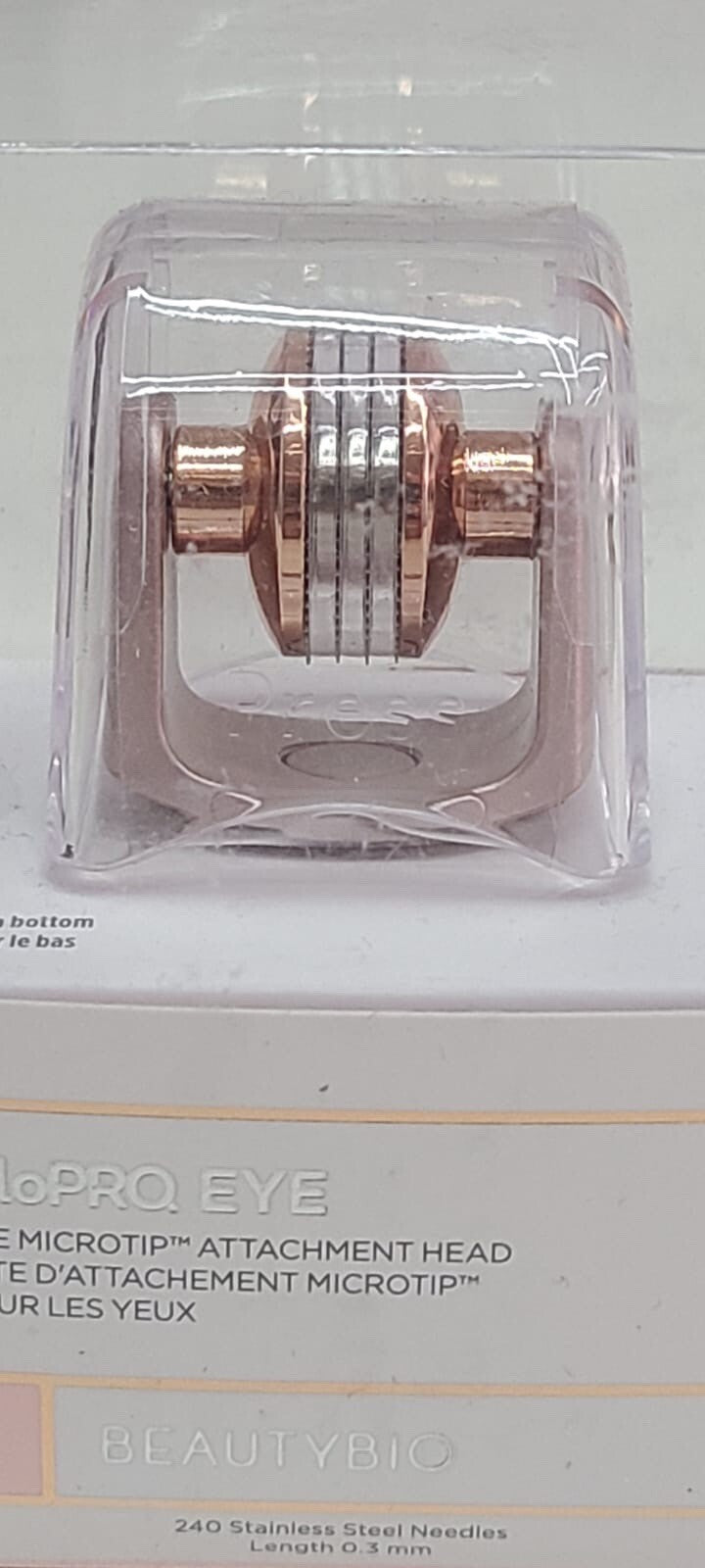 BeautyBio GloPRO Eye Microtip Attachment Head Rose Gold - Targeted Eye Treatment Tool