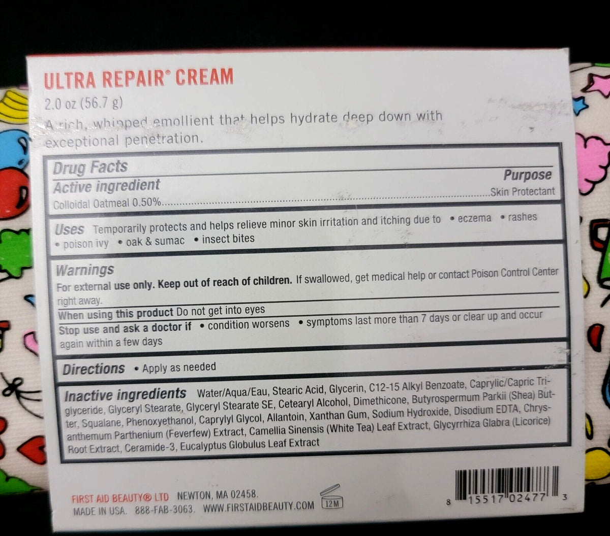 First Aid Beauty Goodie Bag! Facial Pads, Ultra Repair Cream & Priming Moisturizer Set