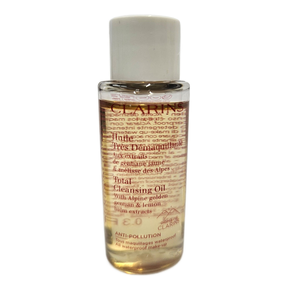 Clarins Waterproof Makeup Remover Cleansing Oil Travel Size 10ml 3-Pack