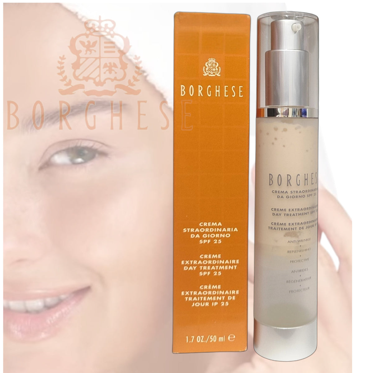 Borghese Extraordinaire Day SPF 25 Face Moisturizer - 1.7 oz / 50 ml