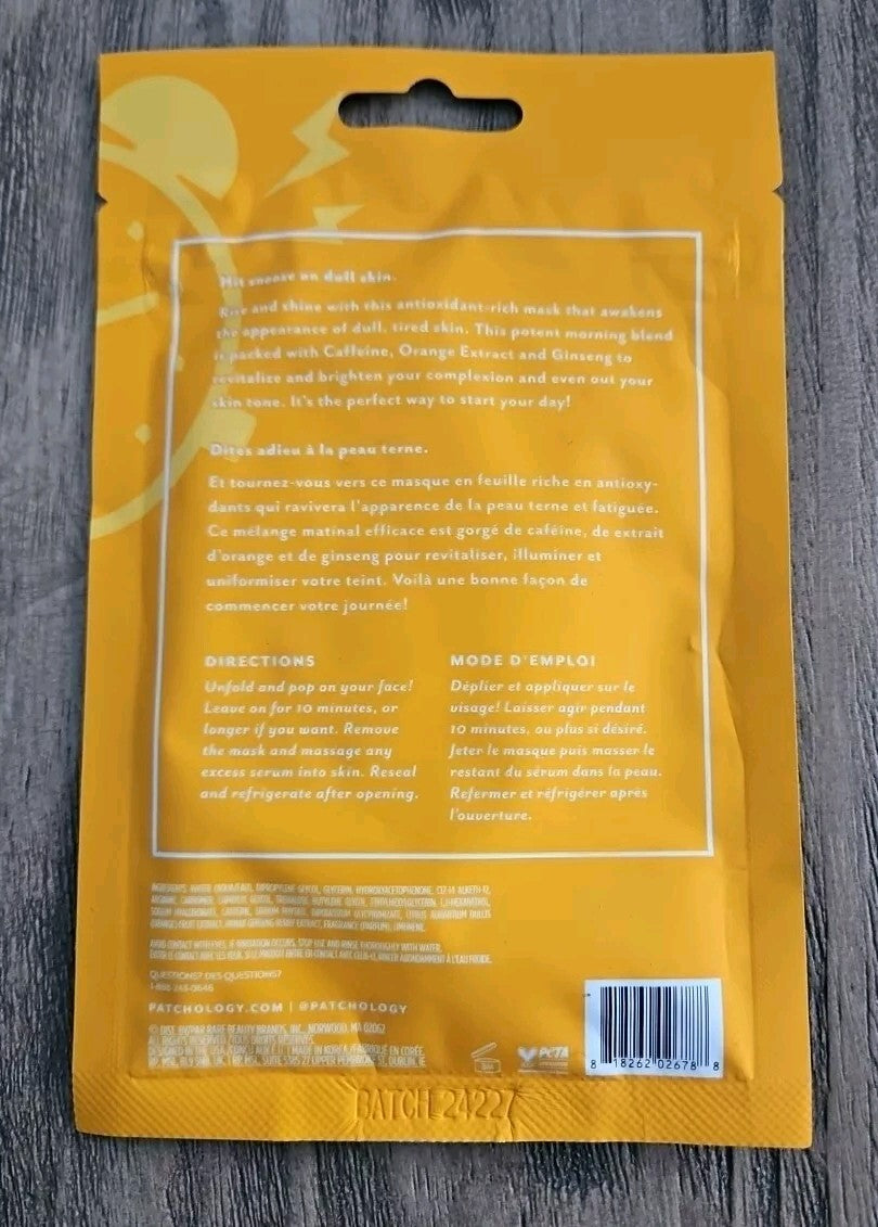 Patchology MoodMask Wake Up Call Sheet Mask 4-Pack