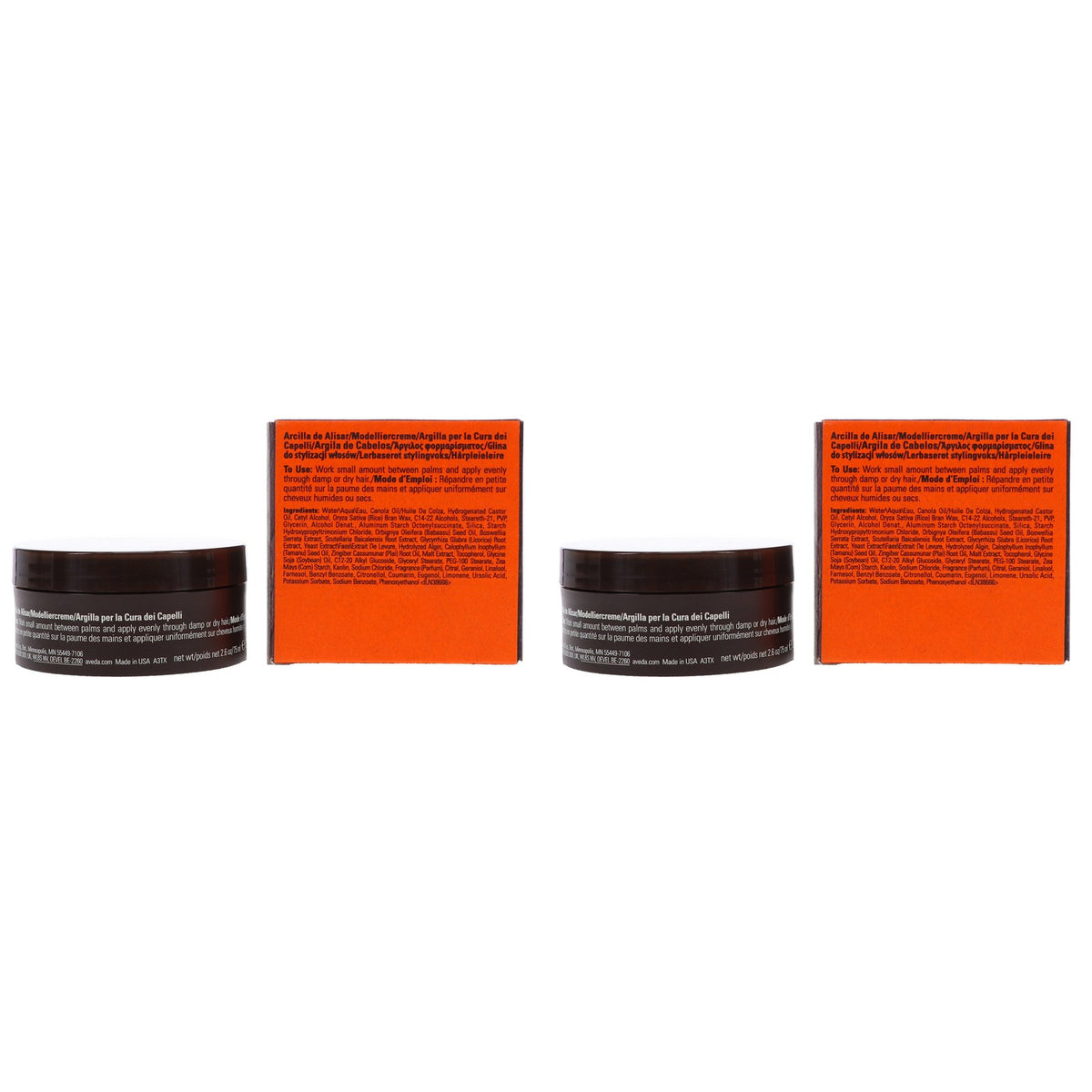 Men's Grooming Clay 2.6 oz - Texturizing Hair Clay for Control & Style