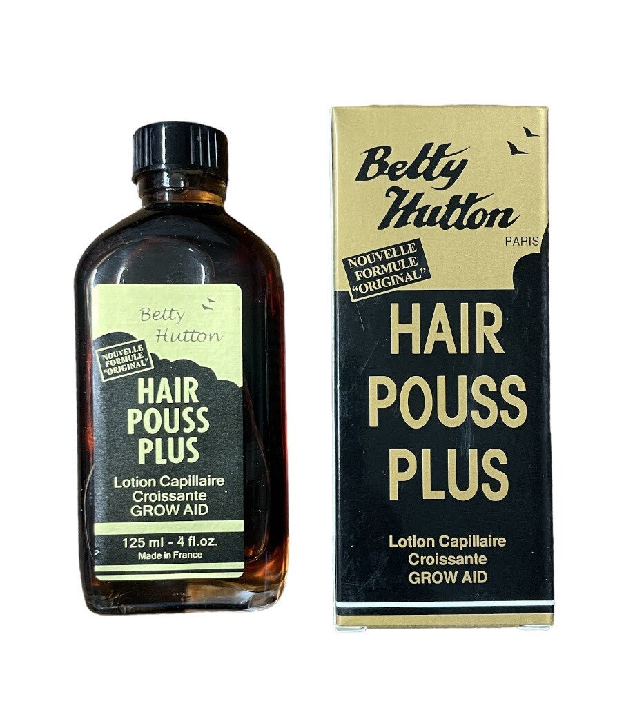 Betty Hutton Hair Pouss Plus Lotion Capillaire Grow Aid 4 oz, 120 ml