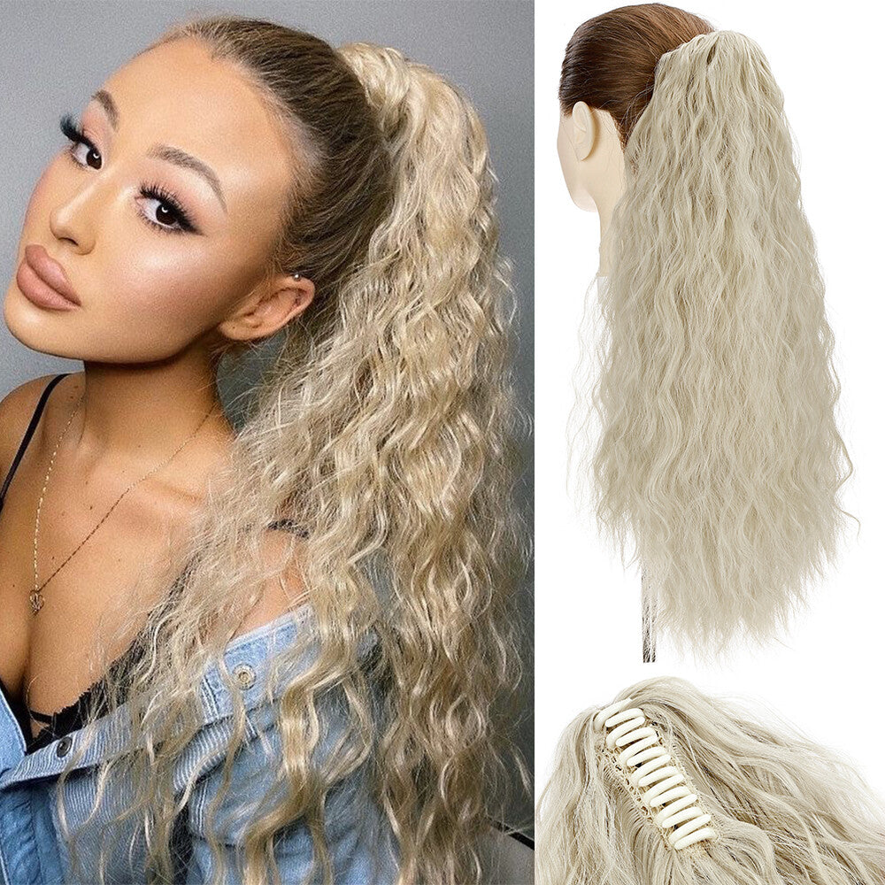 Thick Clip-In Ponytail Hair Extension Wavy Natural Look - All Colors