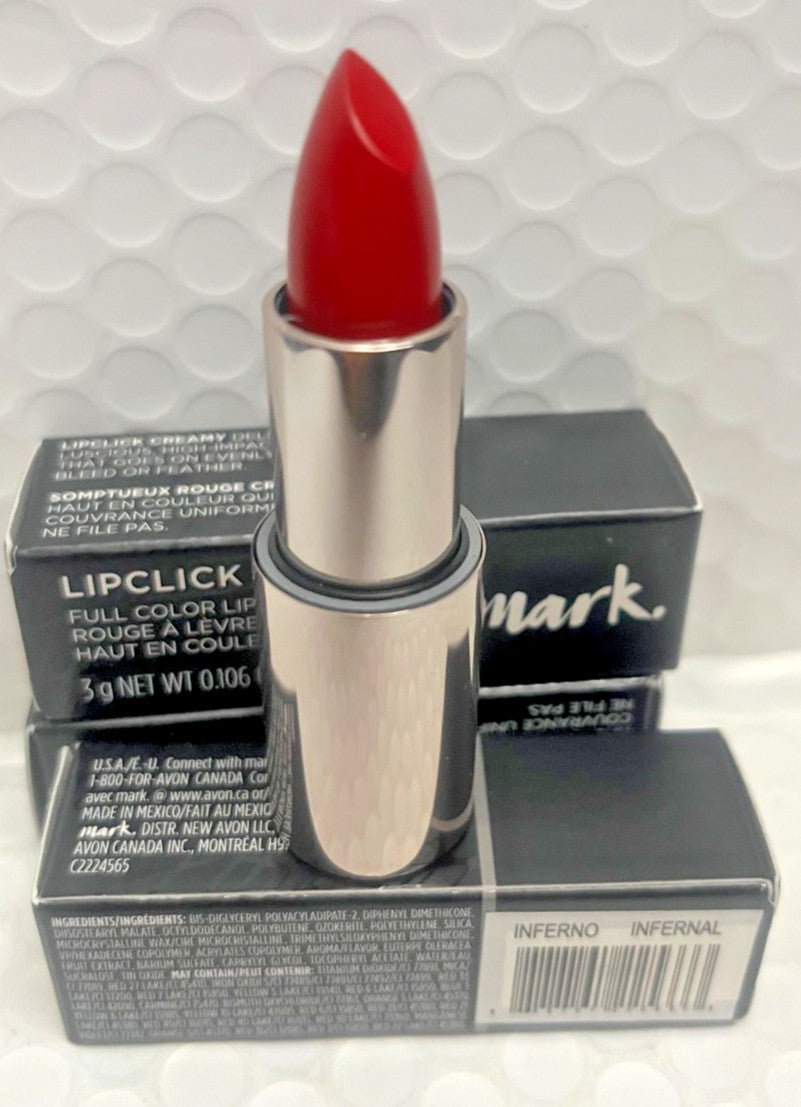 Lipclick Full Color Lipstick Inferno - 3 Pieces