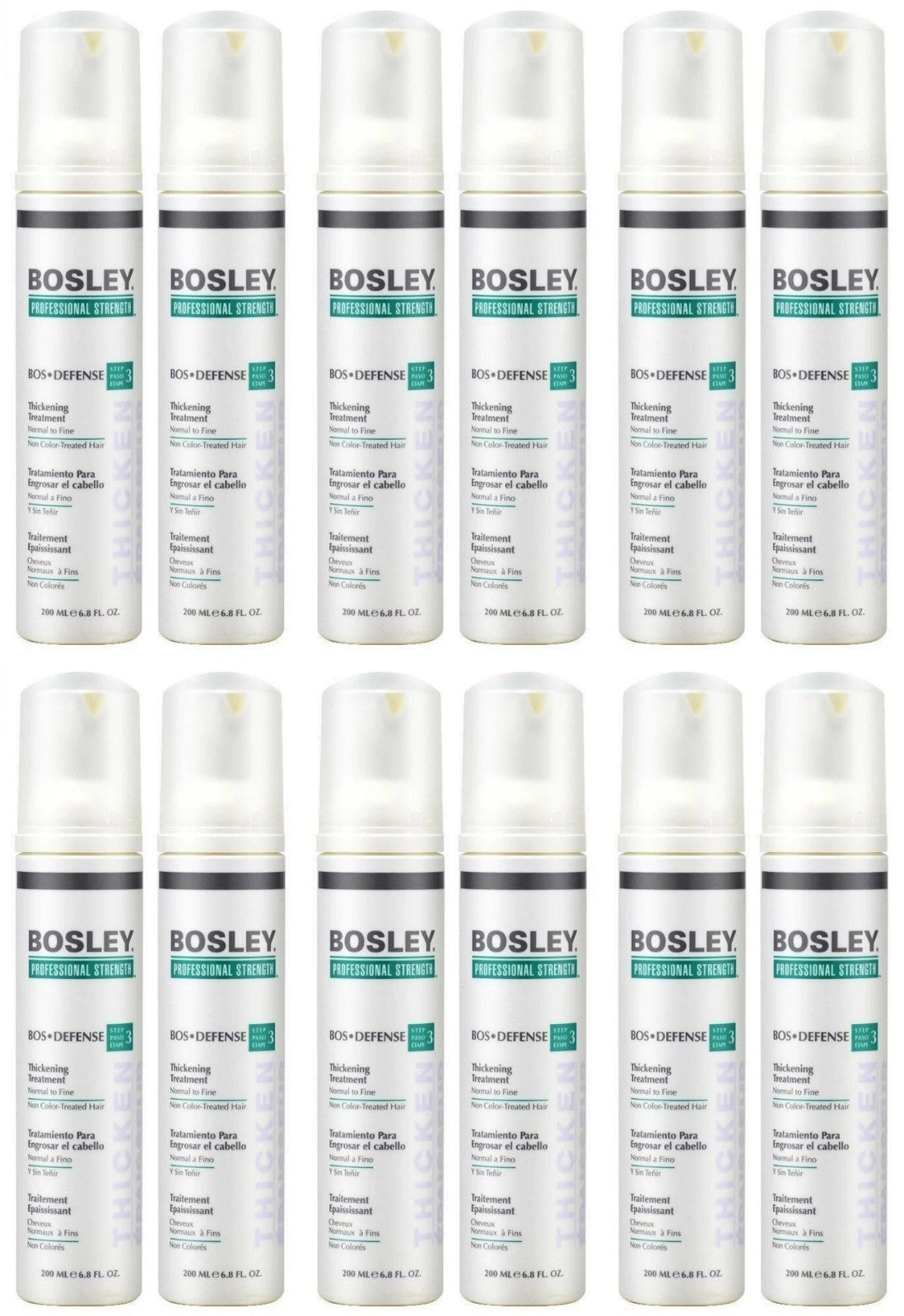 Thickening Hair Treatment for Normal to Fine Non Color-Treated Hair - 6.8 oz Bulk 12 Pack