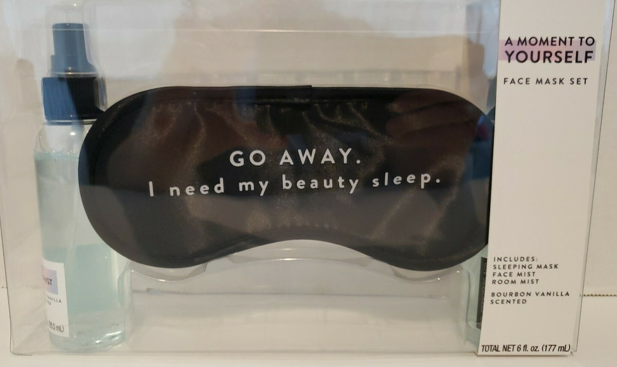 Sleep Set with Face Mask, Face Mist & Room Spray - Relax & Unwind