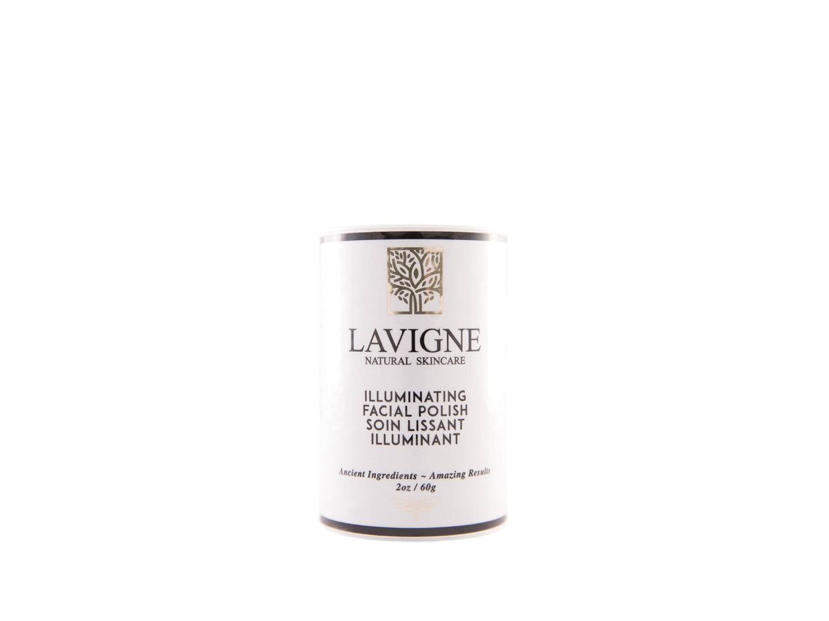 Natural Facial Polish with USDA Organic Rice & Papain Enzyme - Brightening & Exfoliating 2 oz.