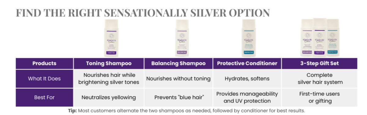 Sensationally Silver 3-Piece Gift Set – Premium Hair Care Trio for