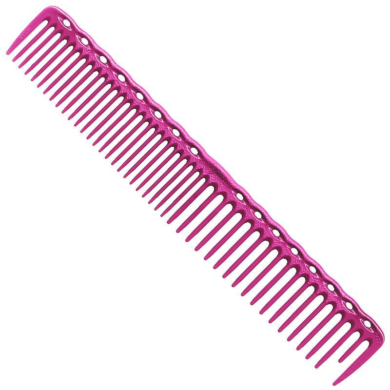 Professional Styling Comb with Long Round Teeth - Pink, Durable Ultem Plastic