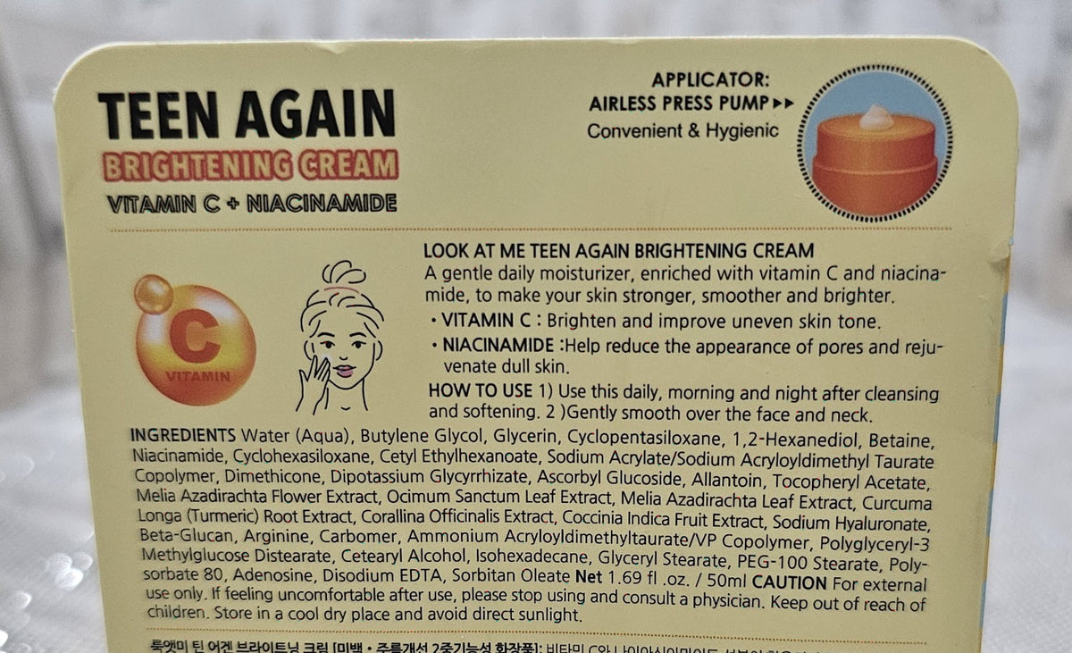 Brightening Vitamin C & Niacinamide Face Cream - 1.69 fl oz