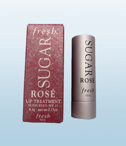Fresh Sugar Rose Tinted Lip Treatment SPF15 - Sun Protection & Moisturizer, 0.15 oz, Pack of 3