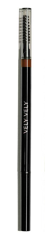 Microfiber Brow Pencil with Spoolie - Auto Twist, Nourishing Vitamin E & Oils - Ginger