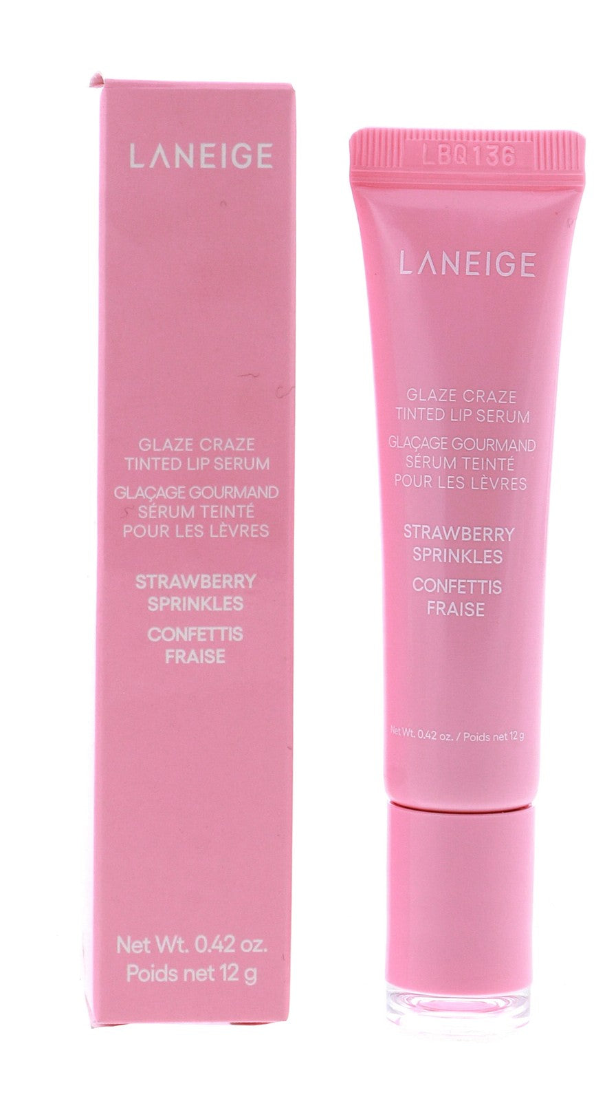 Laneige Glaze Craze Tinted Lip Serum Strawberry Sprinkles 0.42 oz
