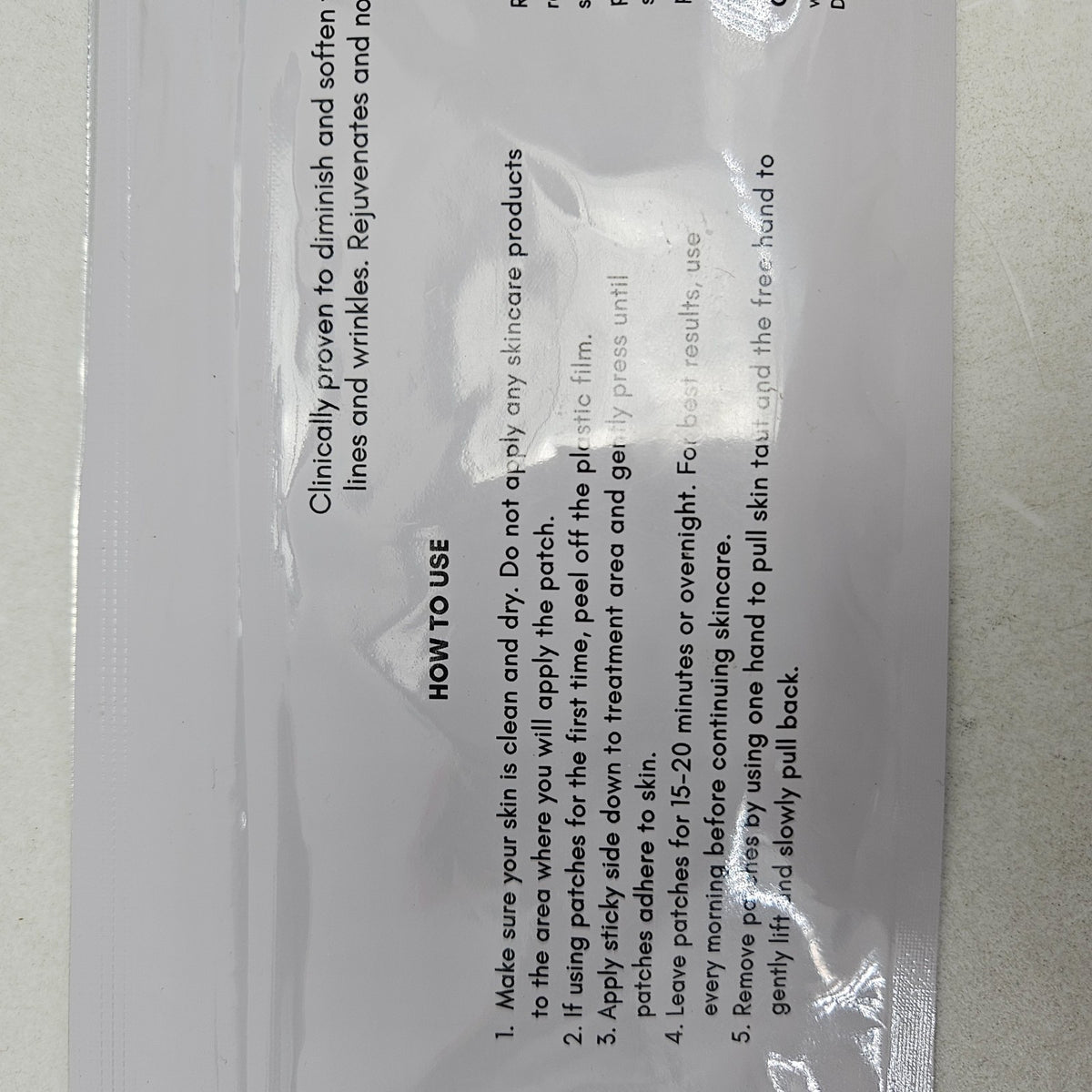 Reusable Silicone Eye & Mouth Patches for Fine Lines & Wrinkles - Set of 4