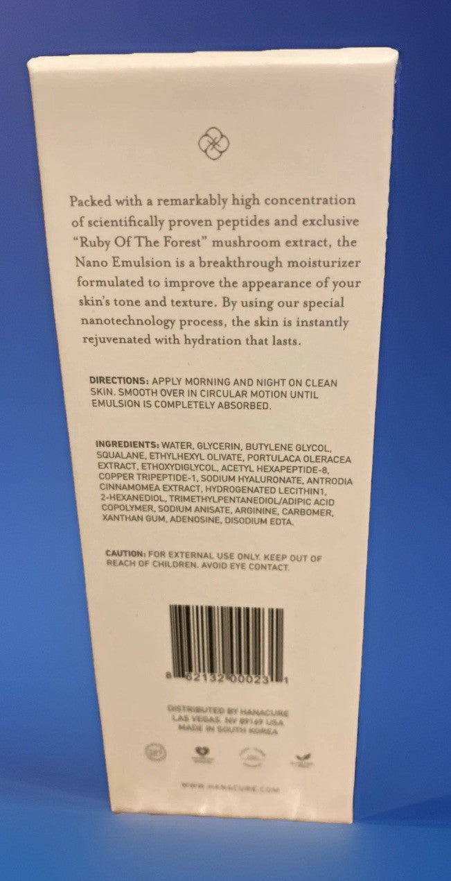 Nano Emulsion Face Moisturizer Travel Size 40ml