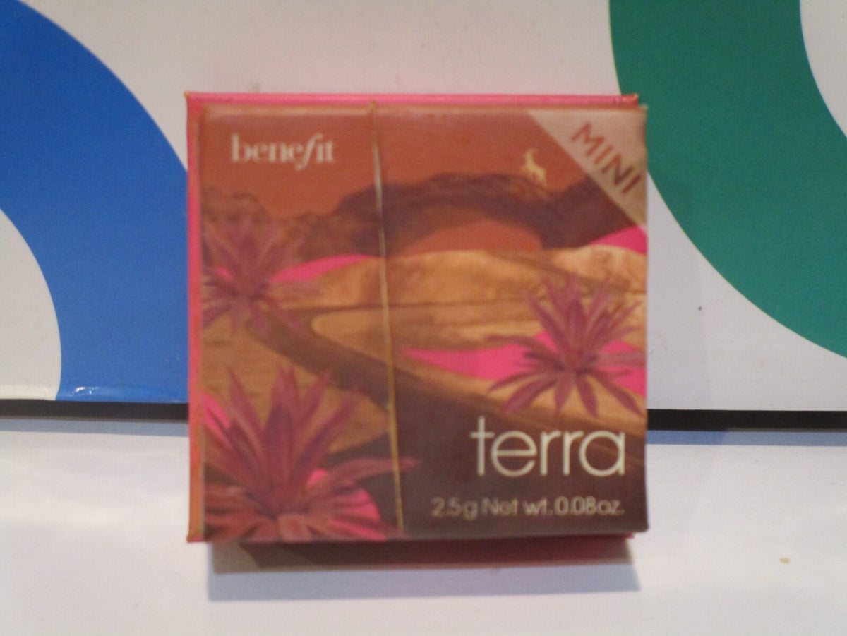 Benefit TERRA Cheek Blush 0.08 Oz No Brush Compact for Natural Glow
