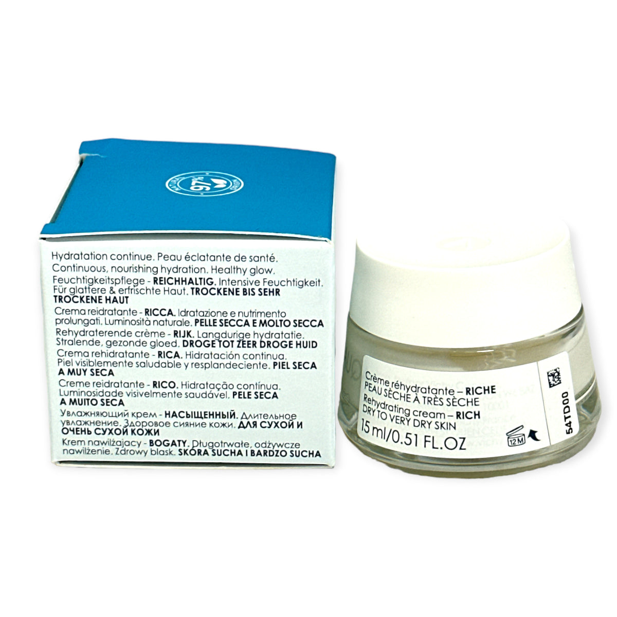 Aqualia Thermal Rehydrating Cream Rich - Dry to Very Dry Skin 0.51oz