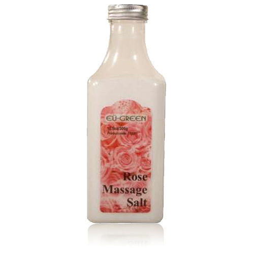 NEW! NATURAL Rose SEA SALT MINERAL SCRUBBING MASSAGE SALTS. 10.5 oz.