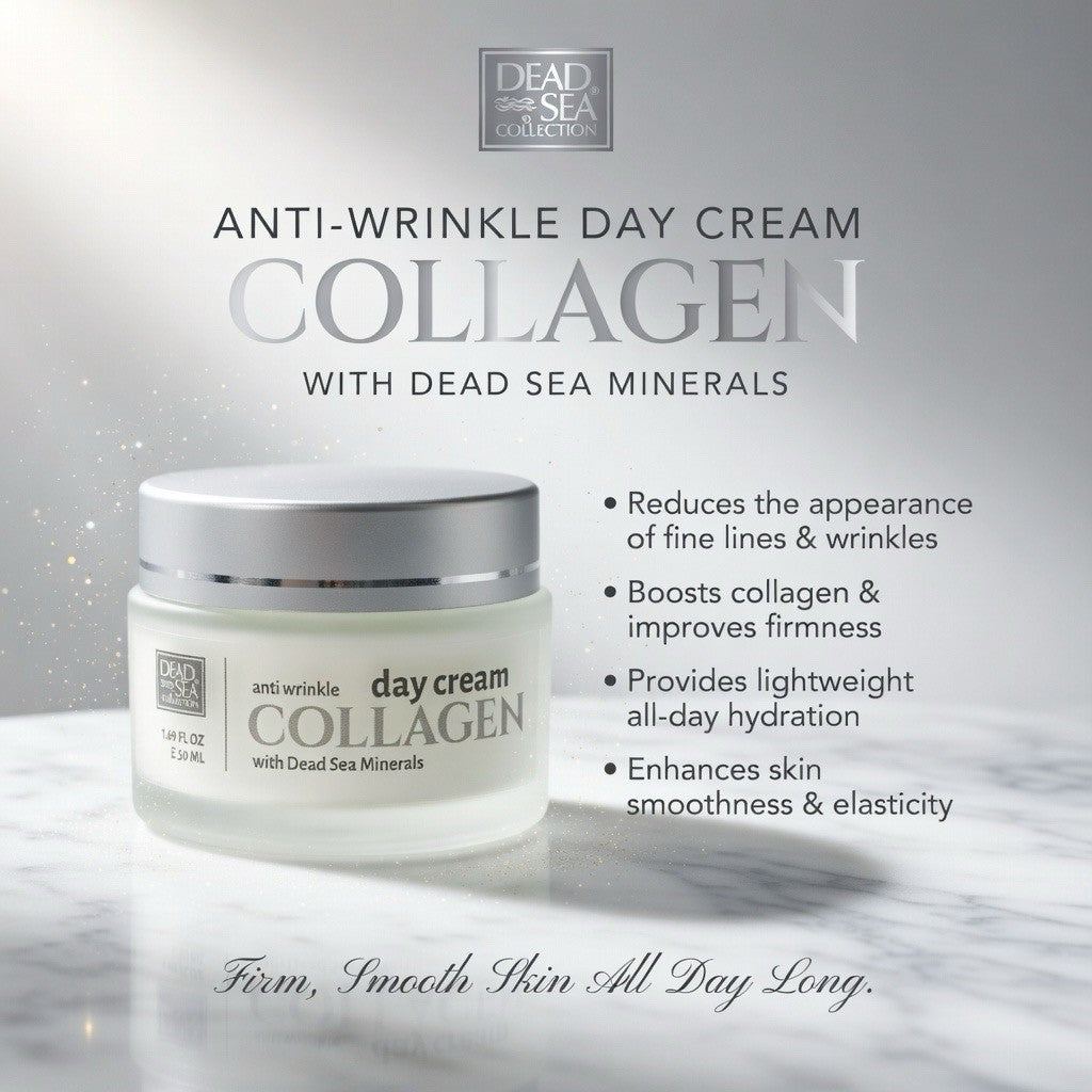 Dead Sea Collagen Anti-Aging Day Cream - Firming Moisturizer 1.69oz