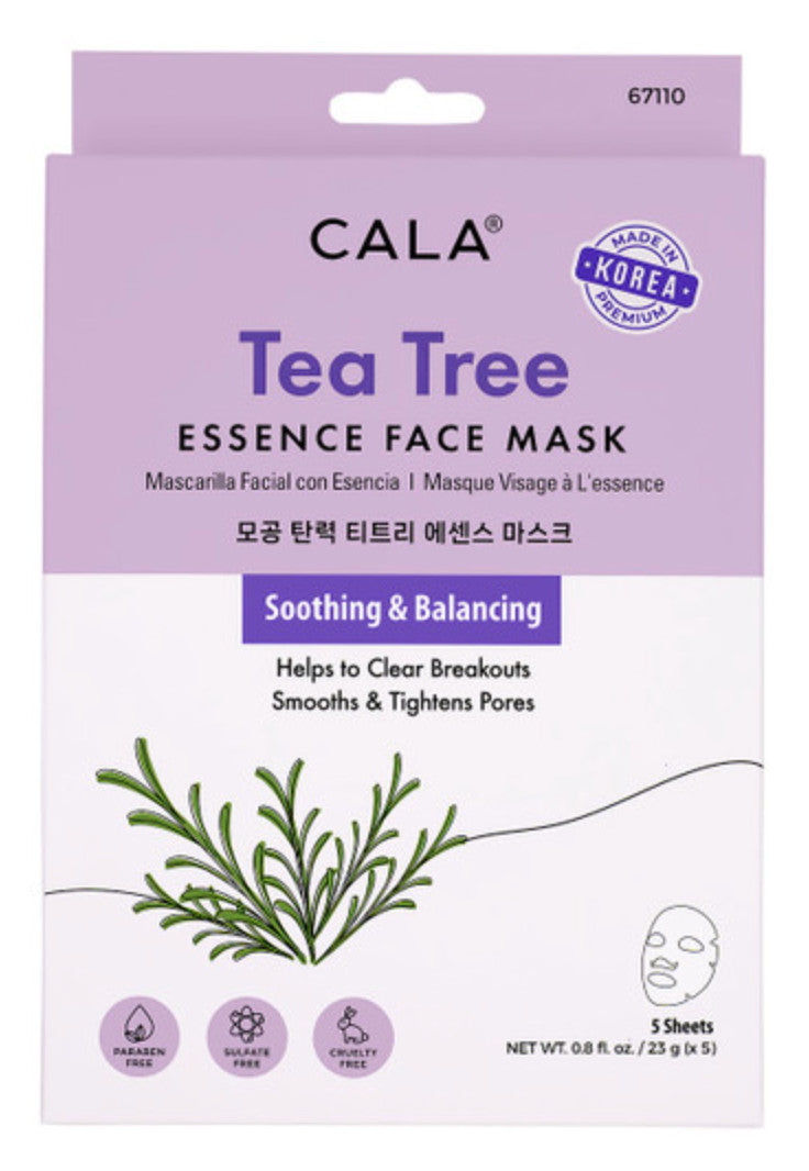 Cala Essence Face Masks - 5 Sheet Pack