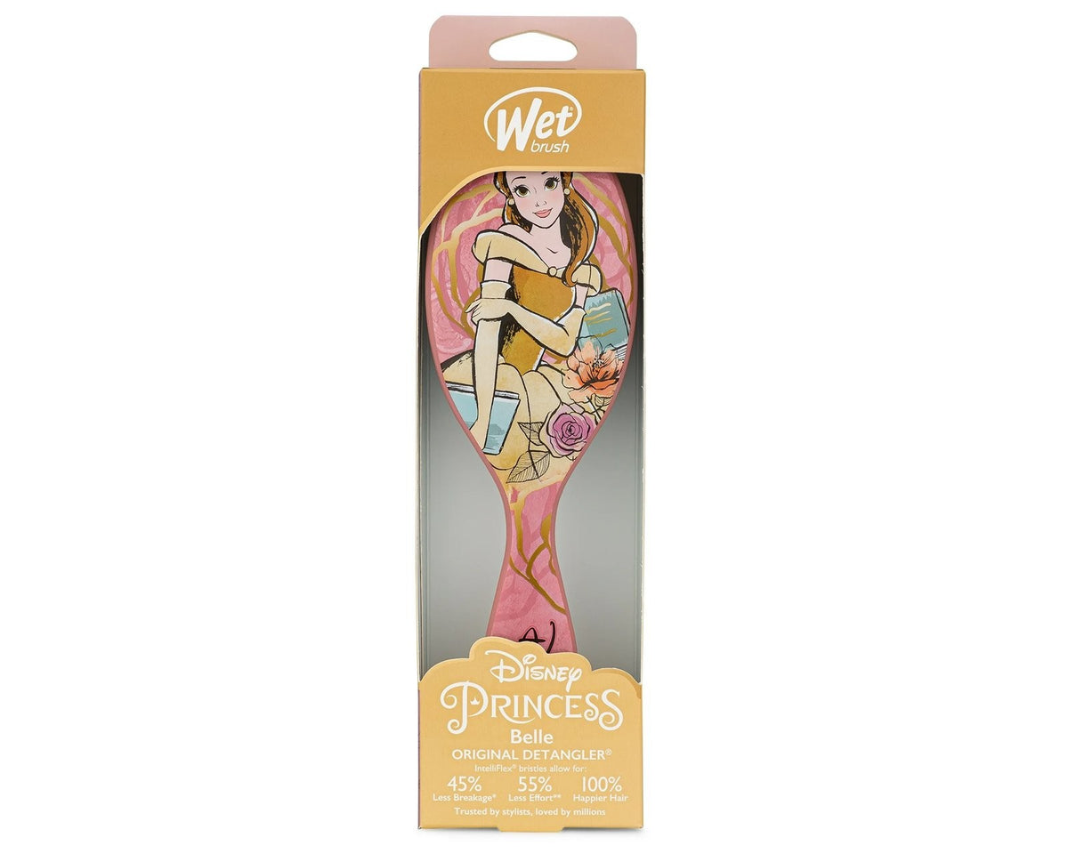 Detangler Hairbrush with IntelliFlex Bristles for Tangle-Free Hair - Belle Disney Princess