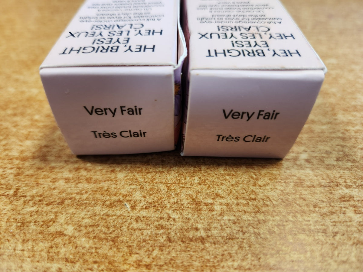 2 Pack Waterproof Long Lasting Under Eye Concealer - Very Fair