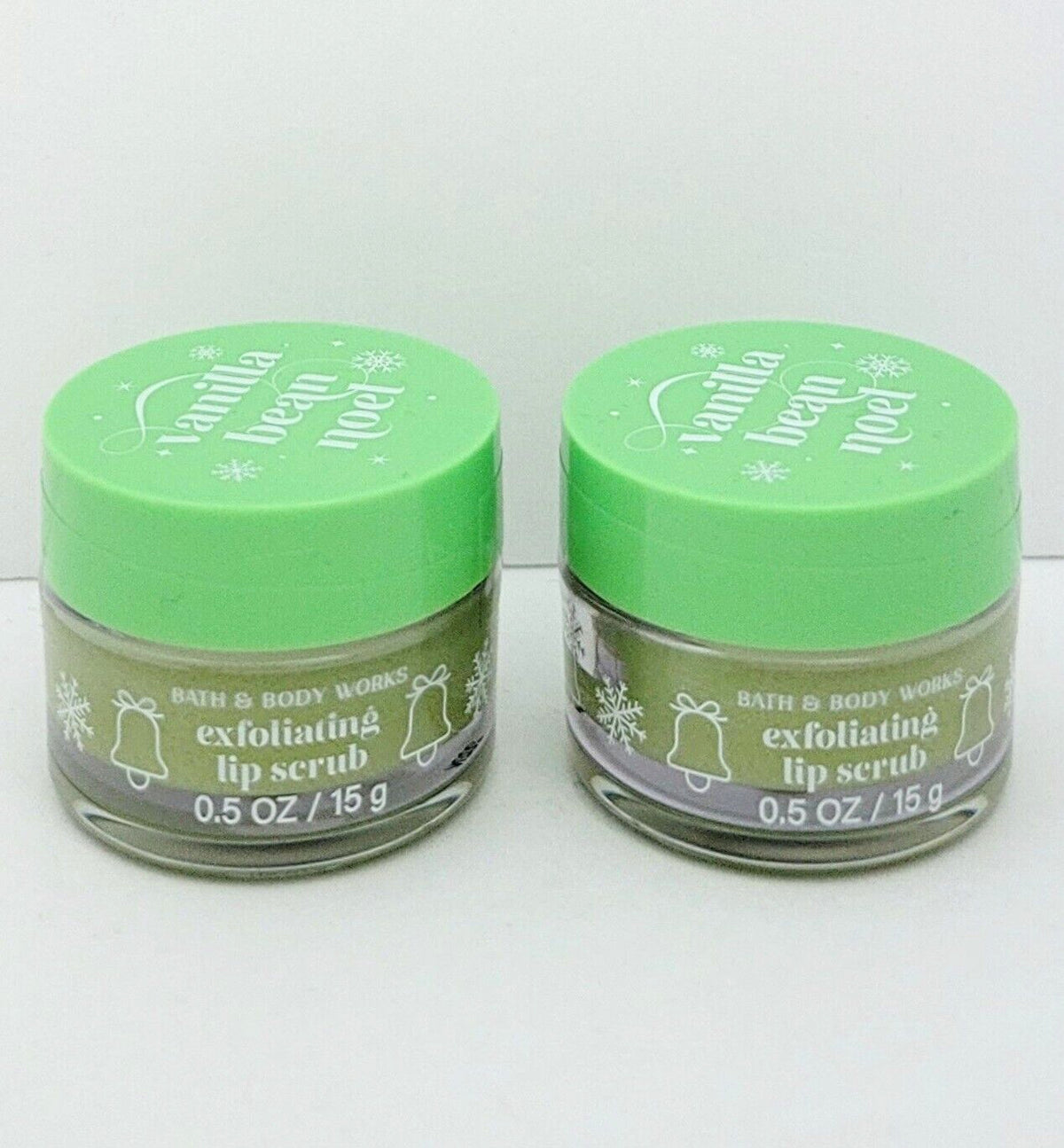 Lip Scrub Set - Vanilla Bean Noel Exfoliating Lip Care 2-Pack