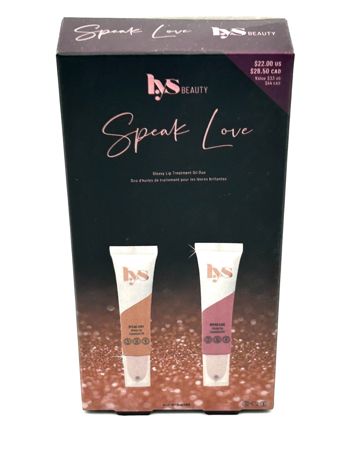 Lip Treatment Oil Duo - Glossy Lip Care Set 2x0.4oz