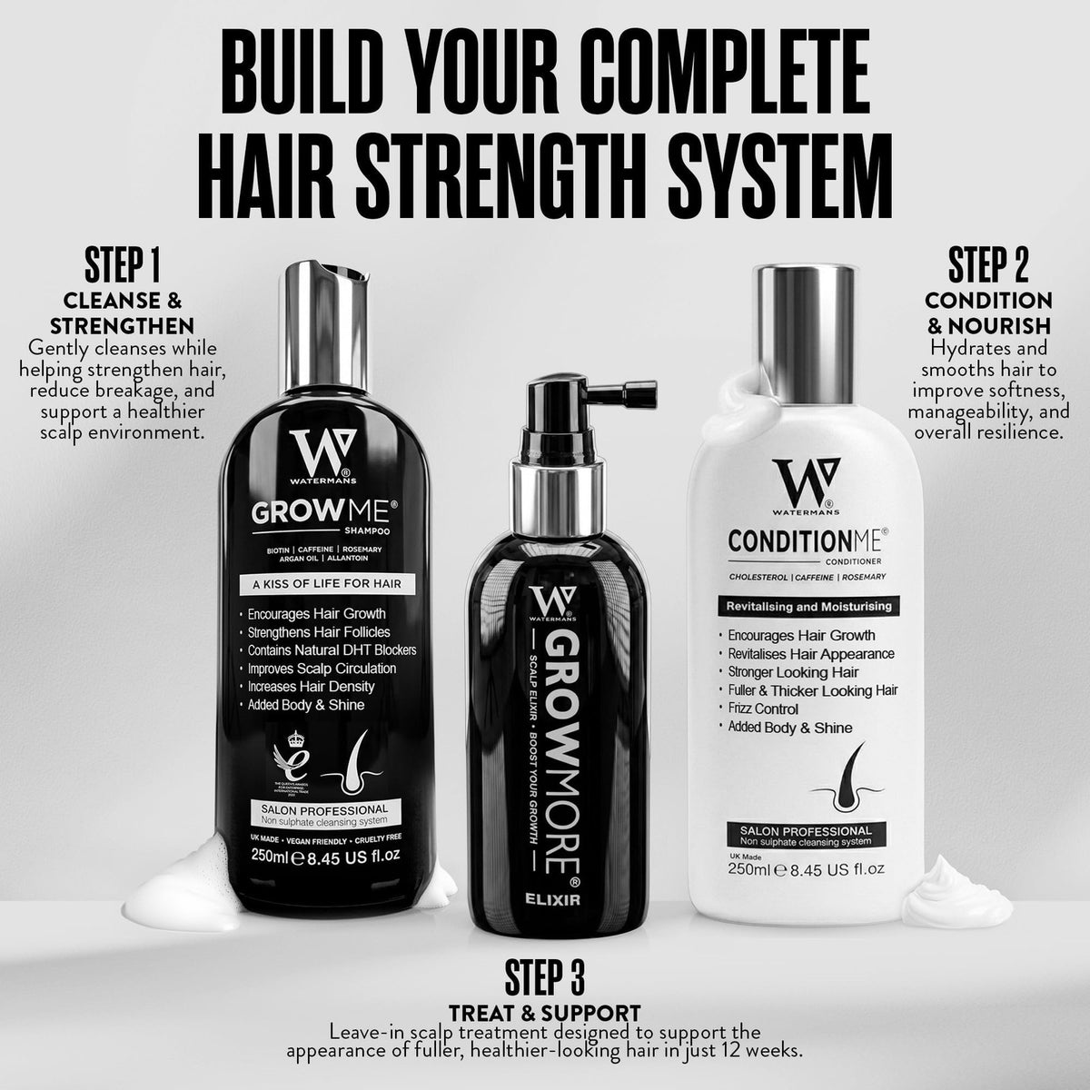 Organic Hair Growth Shampoo – Biotin, Rosemary & Argan Oil